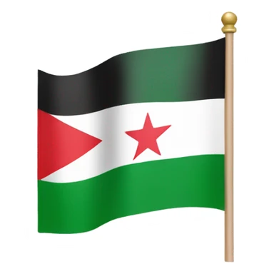 The green flag of syria sticker