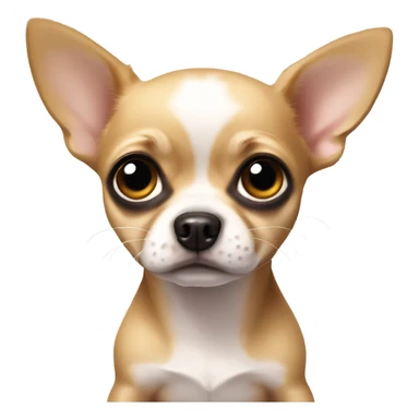 Chihuahua puppy big sad eyes sticker