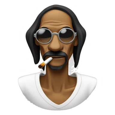 Snoop dog smoking sticker