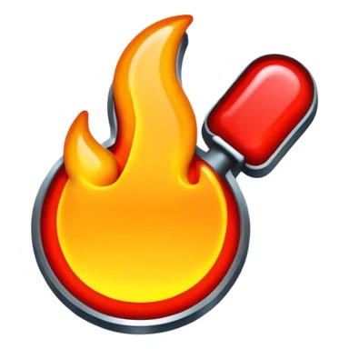 neon sign "hot" sticker