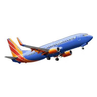 Southwest Airlines Boeing 737-800 sticker