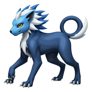 Luxray-Manectric-Absol-fusion, full body sticker