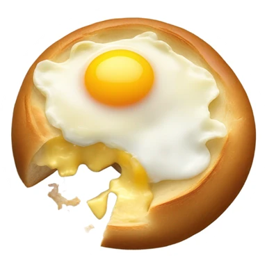 Khachapuri in Ajarian style  sticker