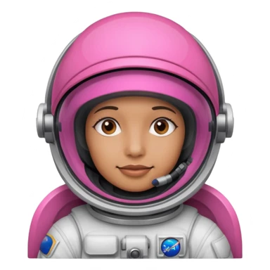 Astronaut with Pink Visors sticker