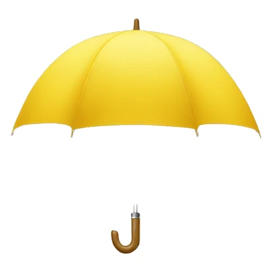 yellow umbrella small size to fit in keyboard  sticker