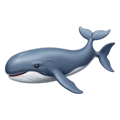 whale swimming in sea water sticker