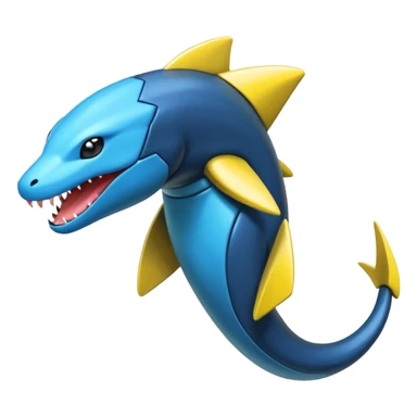 Electric Futuristic Eel-Manectric-Luxray-Electrike-Pokémon-Fakémon-fusion sticker