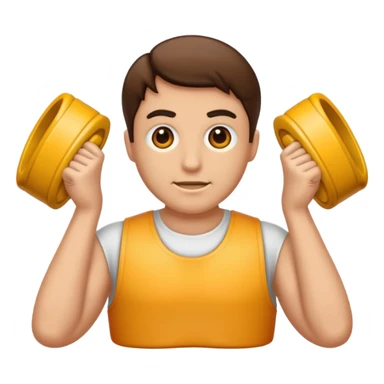 Costas musculosas sticker