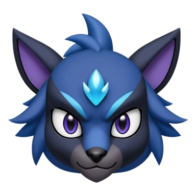 Luxray-Noibat-Absol-Dewott-fusion sticker