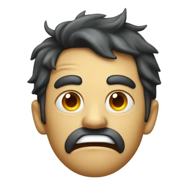 Tête de diable qui pleure  sticker