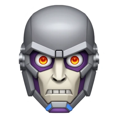 Super scared megatron sticker