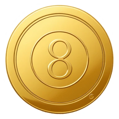 discount badge coin inside "%" sticker