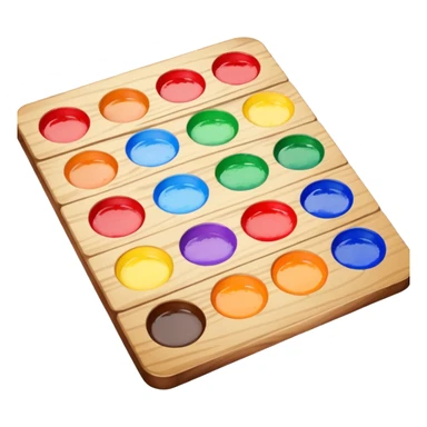 watercolor palette sticker