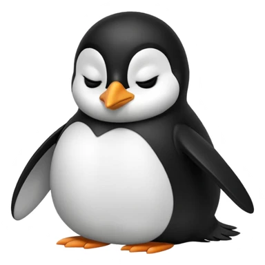 Linux, Tux, Sleeping sticker