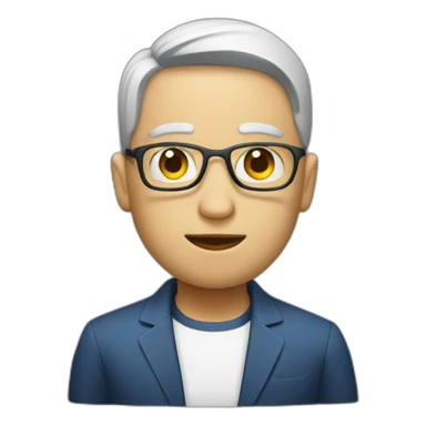 persona preguntandose algo sticker