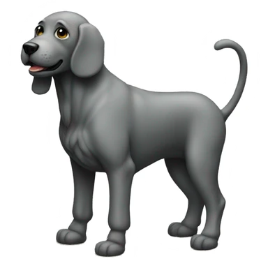 Black standing on 4 legs sticker