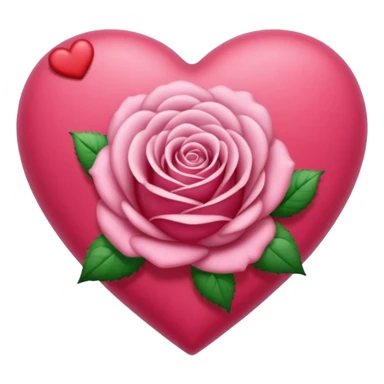 Corazón rositas sticker