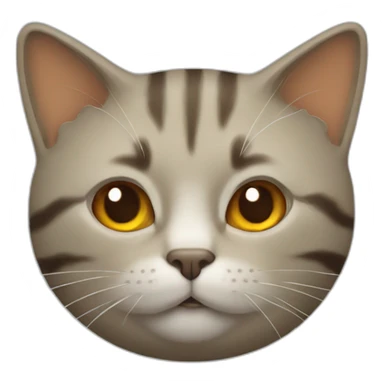 un chat citrouille sticker