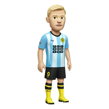 Erling Haaland in a city kit sticker
