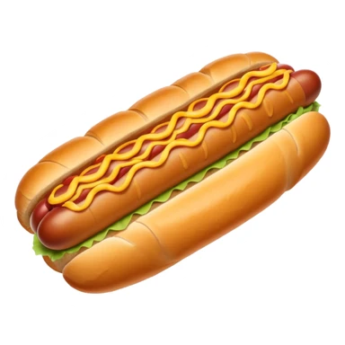 croissant hot dog sticker
