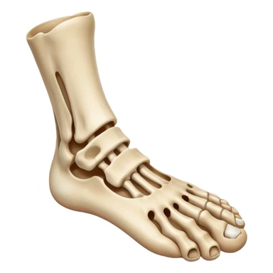 missing toe of a foot sticker