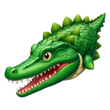 Crocodile combine bomber sticker