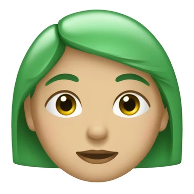 Mujer morocha de ojos verdes durmiendo sticker