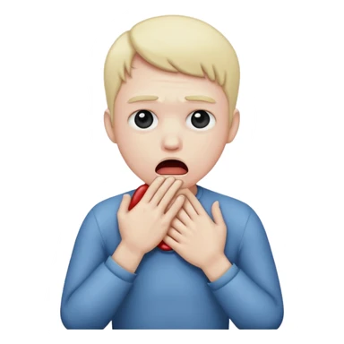 Choking myself  sticker