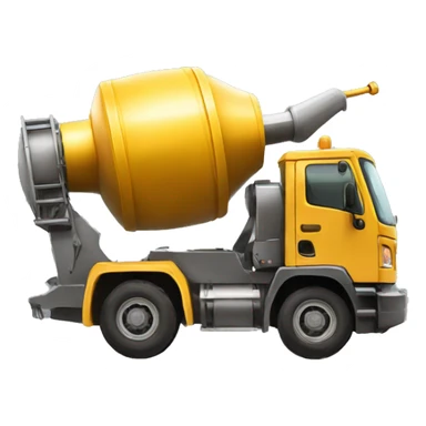 golden cement mixer  sticker