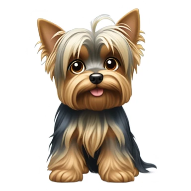 Teacup Yorkshire terrier  sticker