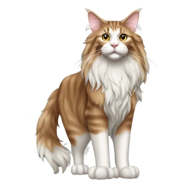 Maine Coon Cat Full Body Standing sticker