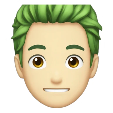 Mackenyu zoro with beard sticker