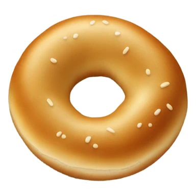 Plain bagel sticker