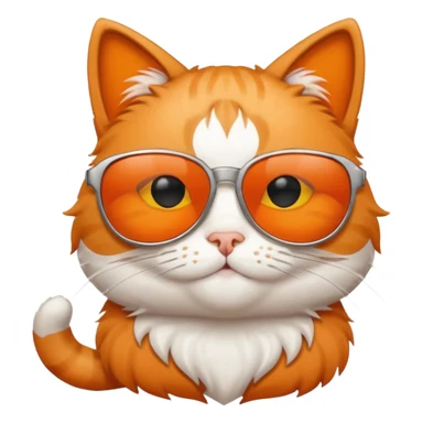 Cat wearing sunglasses and he has a sign on top of him saying "niall and arhaan are stupid" sticker