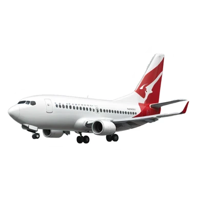 Qantas 737 sticker