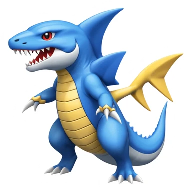 Veemon-Sharpedo-Garchomp-Ampharos-fusion sticker