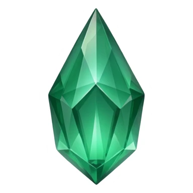 Emerald shard sticker