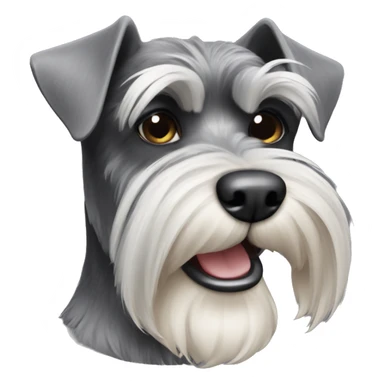 Schnauzer dog sticker