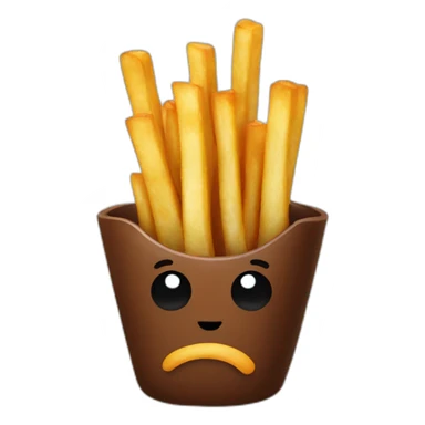 turd frenchfries sticker