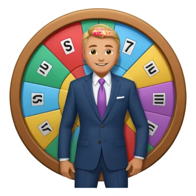 Pat Sajak wheel of fortune full body sticker