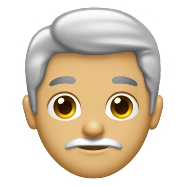 Hombre calvo con barba y mujer con cabello largo sticker