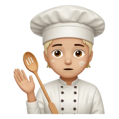 Cringe overworked pastry chef sticker