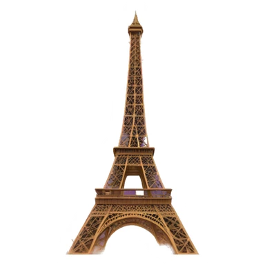 Eiffel tower with fireworks sticker