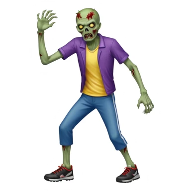 sportmen zombie full body sticker