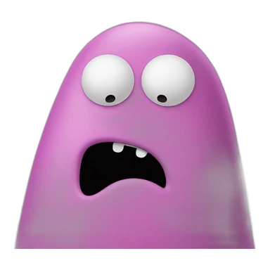 Barbapapa who is angry sticker