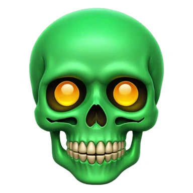 skull emoji use in whatsapp or instagram with green screen  sticker