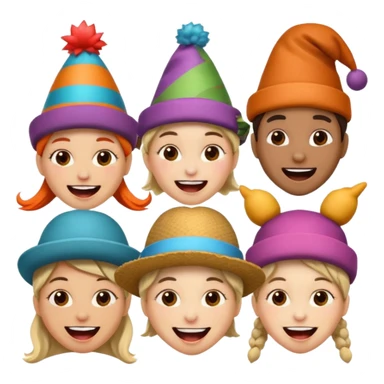 a group of crazy people looking weird with wild expressions sticker