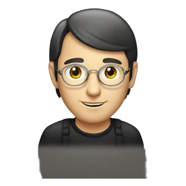 young steve jobs sticker