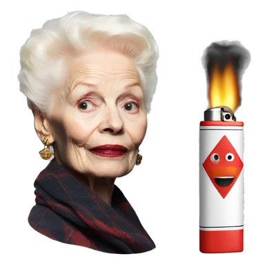 lighter vivienne westwood sticker