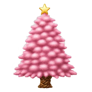 Pink aesthetic Christmas tree￼ sticker